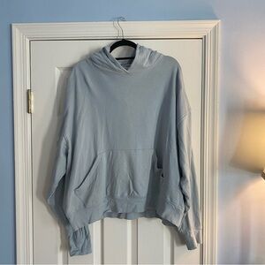 we wore what hoodie sweatshirt blue/green color size XL EUC